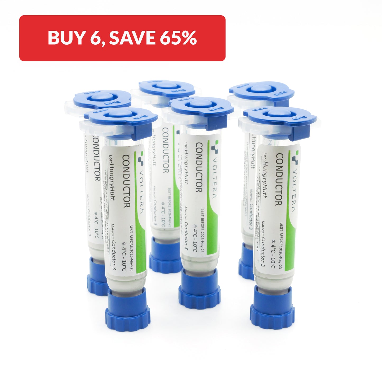 Voltera Conductor 3 - Silver Ink - 2 mL Cartridge