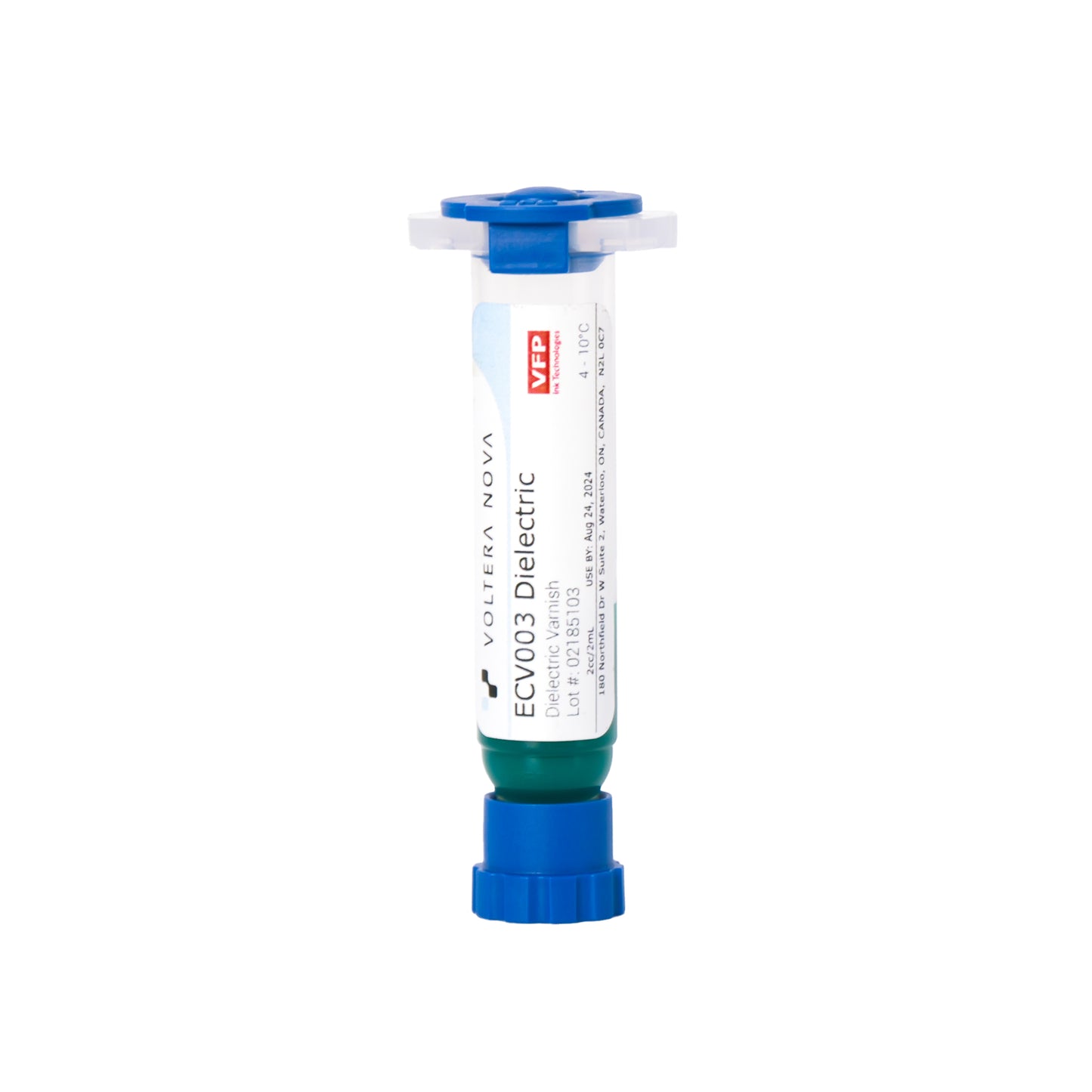 VFP ECV003 – Green-tinted Dielectric Varnish - 2 mL Cartridge