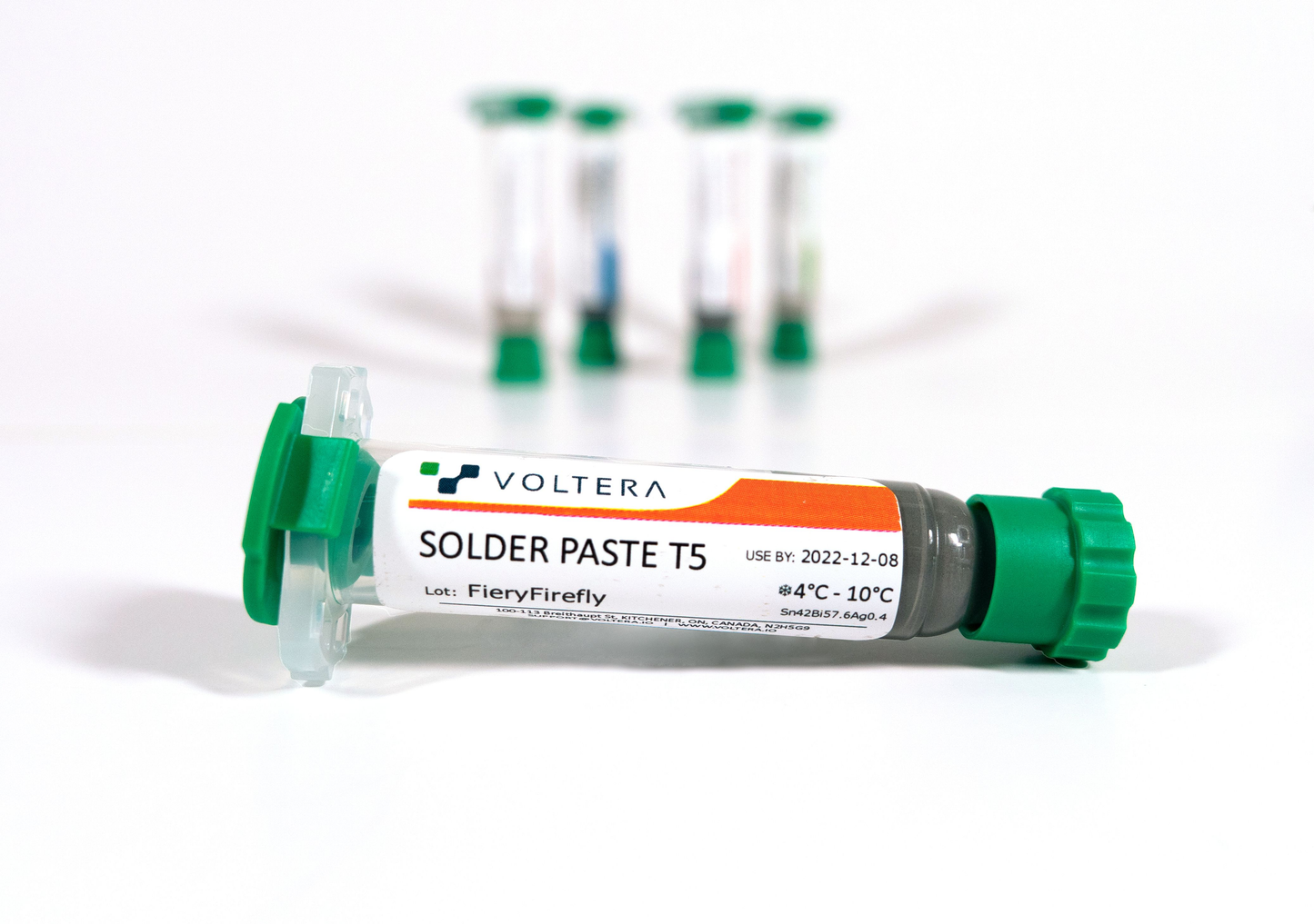 T5 Solder Paste Sn42Bi57.6Ag0.4 - 2 mL Cartridge