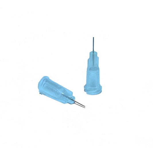 Nordson EFD 7018260 Dispensing Tip, 22 Gauge, Blue, 1/4", 50/Box