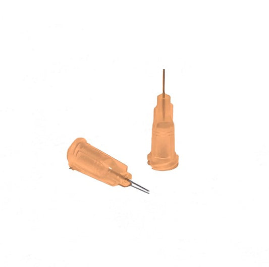 Nordson EFD 7018302 Dispensing Tip, 23 Gauge, Orange, 1/4", 50/Box