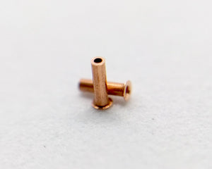 Copper Rivets 0.4mm  - 200 Pack