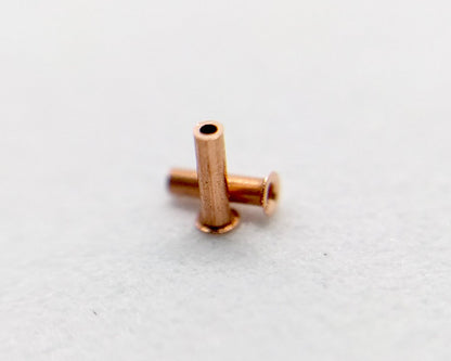 Copper Rivets 0.4mm  - 200 Pack